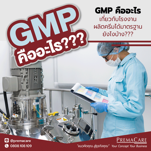 โรงงานผลิตครีมได้มาตรฐาน ทำไมต้องมี GMP - premacare