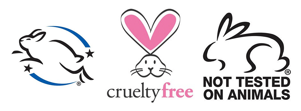 cruelty free logo, no animal testing, skincare, cosmeceutical, not tested on animals