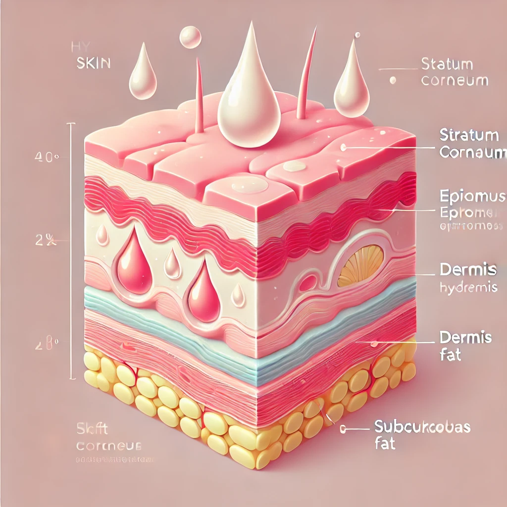 โครงสร้างผิว มอยเจอร์ไรเซอร์ moisturizer