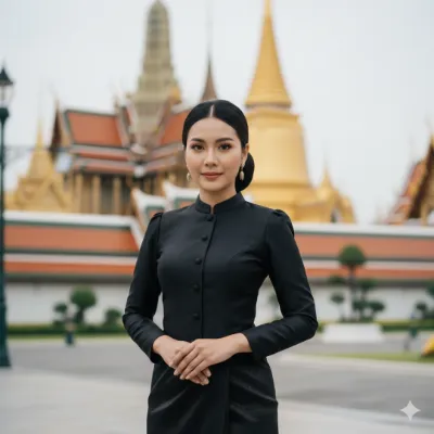 Prompt ภาพหญิงไทยในฉากพระราชวัง (ให้เกียรติอย่างสูง)