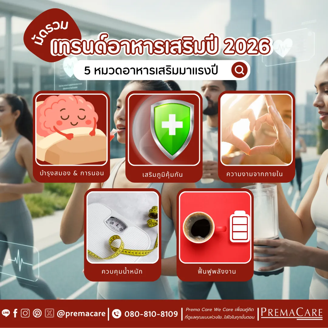 มัดรวม 5 หมวดอาหารเสริมมาแรงปีเทรนด์อาหารเสริมปี 2026