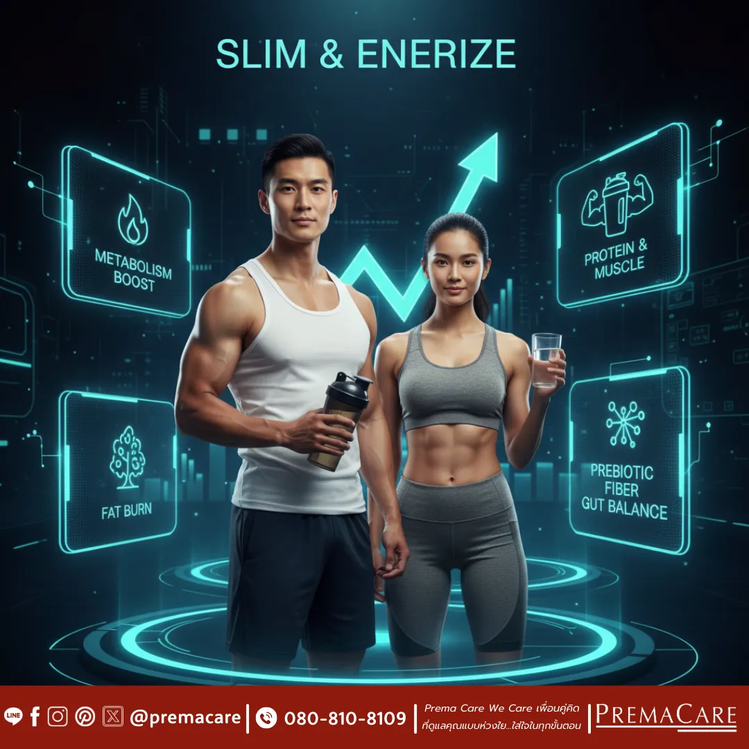 ควบคุมน้ำหนัก แบบ Metabolic Reset (The Metabolism Hacker: เบอร์เบอรีน, โปรตีน, พรีไบโอติก, Green Tea Extract)