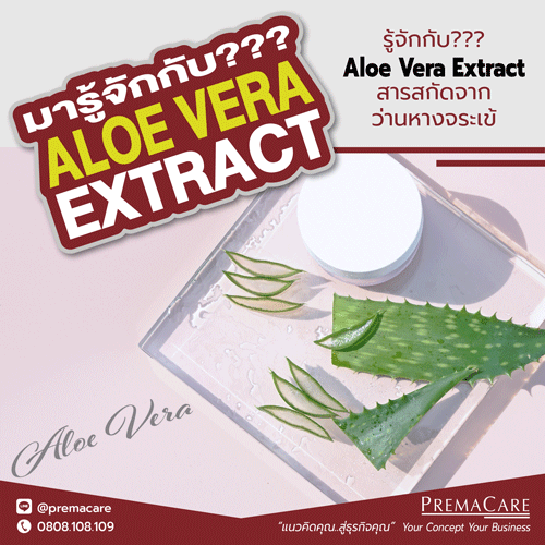Aloe vera Extract สารสกัดจากว่านหางจระเข้